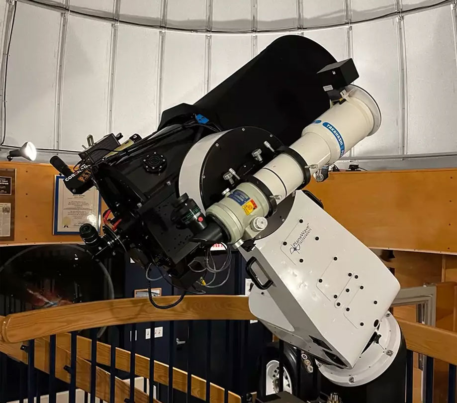 PlaneWave telescope comes to life at the New Milford Observatory after an intense three day installation process